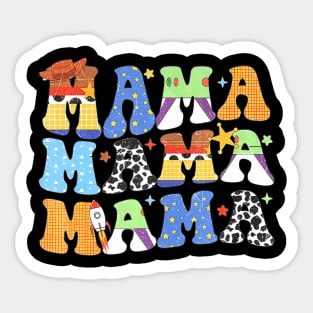 Toy  Story Mama Boy Mom Mother's Day Tee For Womens Sticker